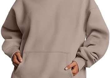 Trendy Queen Womens Oversized Hoodies Fleece Sweatshirts Long Sleeve Sweaters Pullover Fall Clothes with Pocket