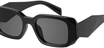 mosanana Trendy Rectangle Sunglasses for Women Men-Goulding