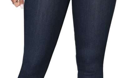 KUNMI Womens Classic High Waisted Skinny Stretch Butt Lifting Jeans Slim Fit Denim Pants