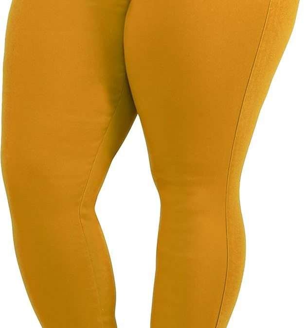 LOVER BRAND FASHION High Waisted Women Petite-Plus Size (1XL-4XL) Stretch Colored Jeans Pants