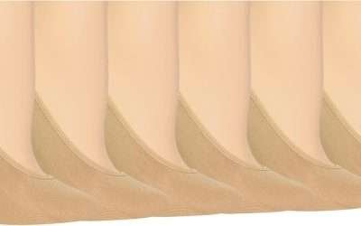 Hot Sox Women’s Solid Liner Socks-6 Pair Pack-Casual Fashion Invisible No Show Gifts