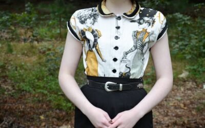 A “Victorian” Blouse & 1940's Pants – Sewing Vlog