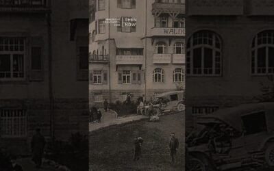 Abandoned Places: Then vs Now – 1900s Grand Hotel #shorts