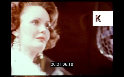 1970s UK, Bernshaw Fashion Show, Runway Models, 16mm