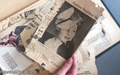 Flipping Through a 1930s Fashion Scrapbook!