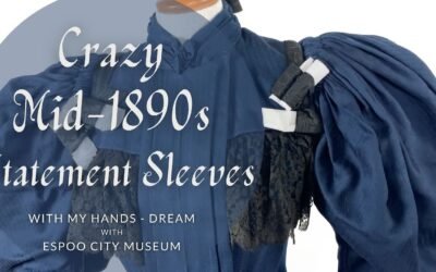 Would you wear this? Let's study some amazing mid-1890s sleeves!