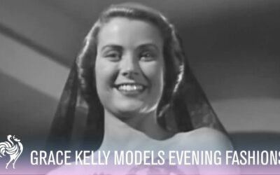 Grace Kelly Models Evening Gowns Designed by Florence Lustig (1948) | Vintage Fashions