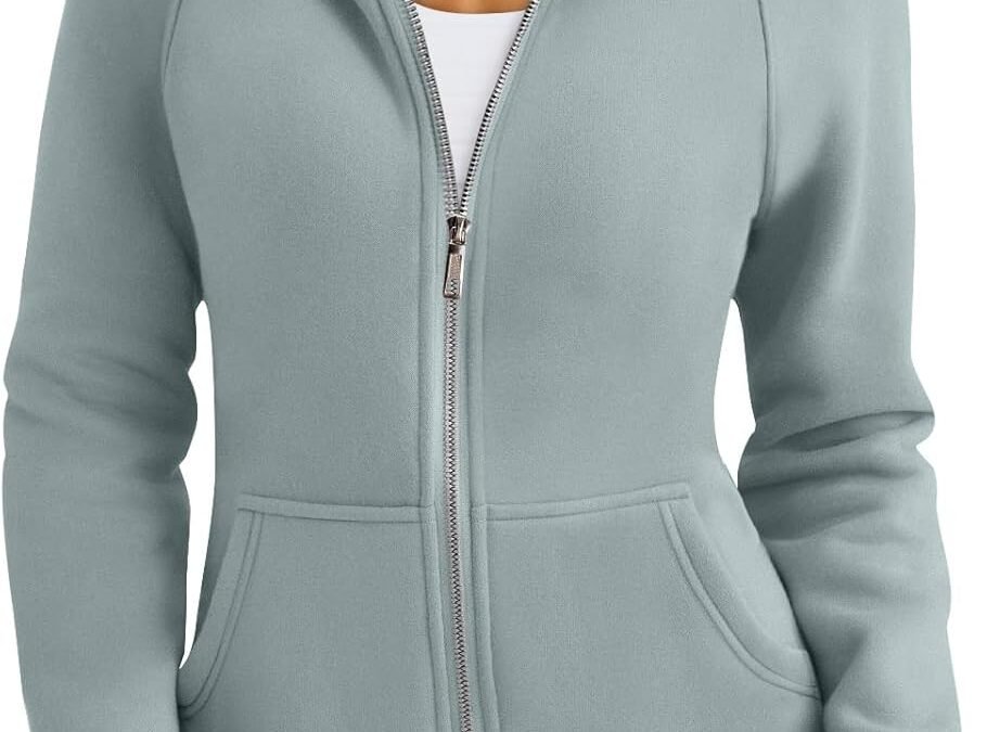 Trendy Queen Womens Zip Up Hoodies Fleece Jackets Oversized Sweatshirts Fall Fashion Outfits Sweaters Winter Clothes