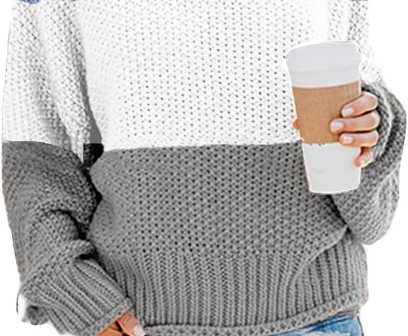 Saodimallsu Womens Turtleneck Oversized Sweaters Batwing Long Sleeve Pullover Loose Chunky Knit Jumper (Medium, Z-Blue)