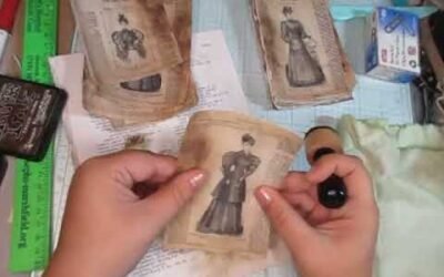 #Buildyourstash Making Vintage Fashion Plates