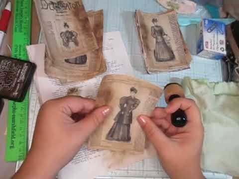 #Buildyourstash Making Vintage Fashion Plates