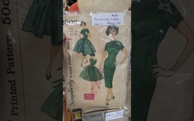 Vintage HAUL: fabric, notions, patterns from the 40s-70s