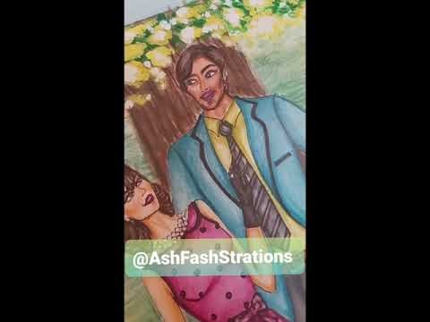 1960s inspired Retro look and background