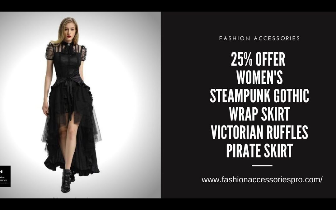 fashion accessories | women skirts | Women's Steampunk Gothic Wrap Skirt
