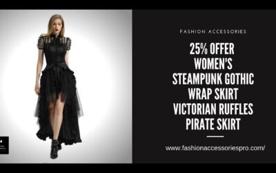 fashion accessories | women skirts | Women's Steampunk Gothic Wrap Skirt