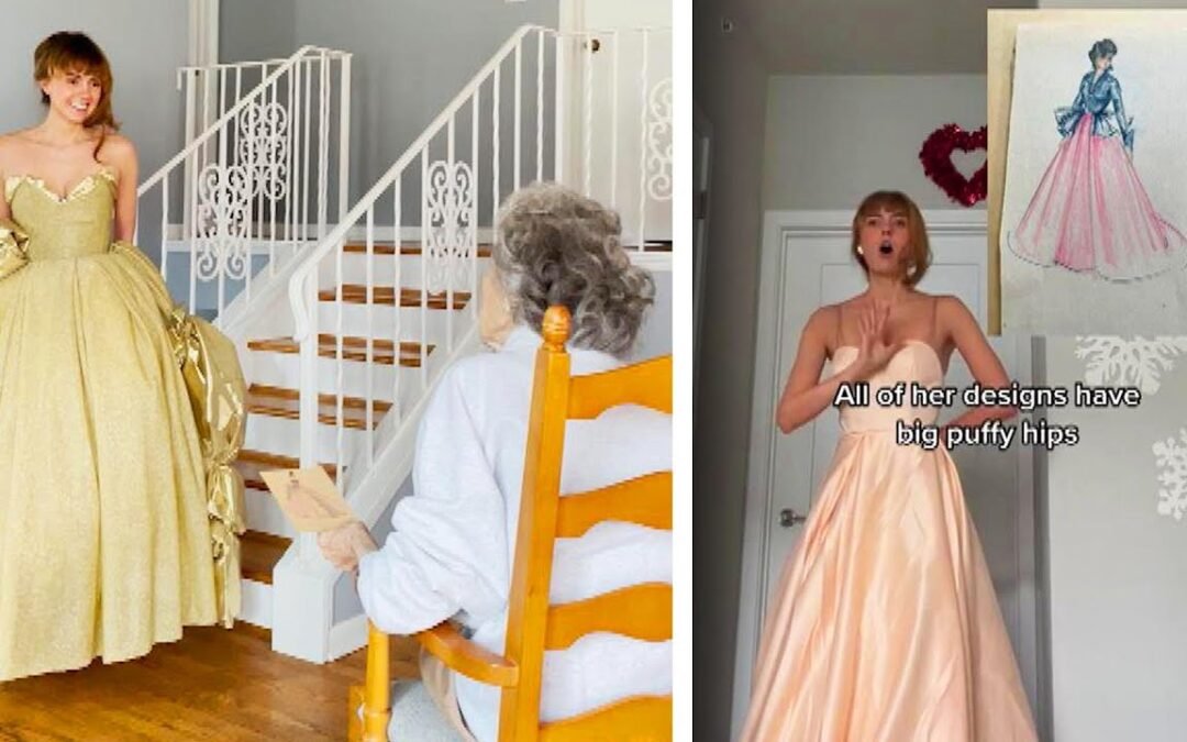 Woman Learns to Sew to Make Grandmother’s Fashion Designs