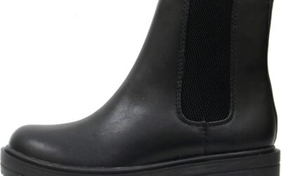 Soda Pilot ~ Women Lug Sole Low Heel Chelsea Fashion Ankle Bootie w/Double Elastic Gore