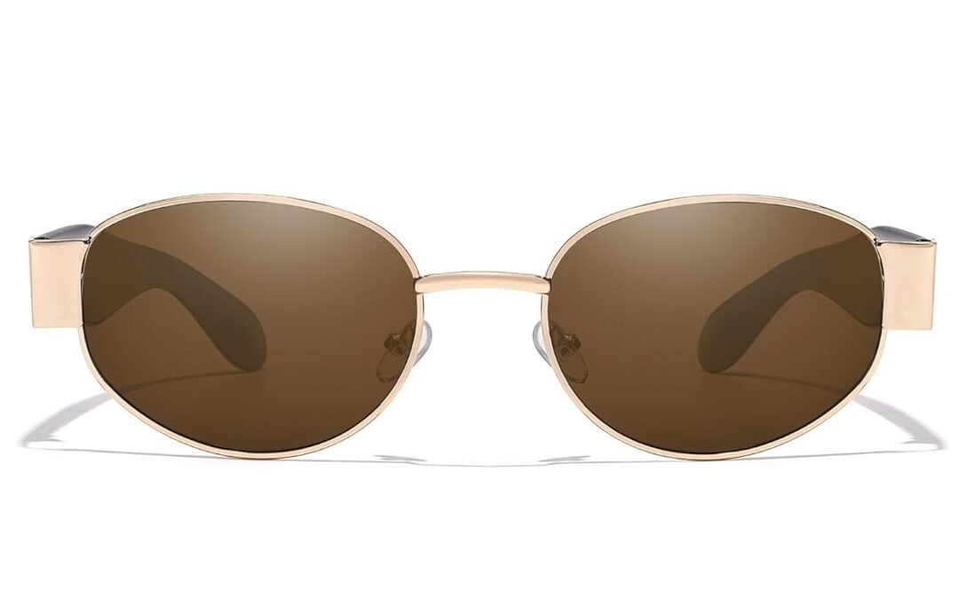SODQW Tangle Free Aviator Sunglasses for Women Polarized Square Frame With UV400 Protection Sun Glasses for Driving