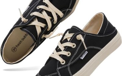 hash bubbie Women’s Slip on Shoes Canvas Shoes Non Slip Fashion Sneakers for Women Low Top Loafers