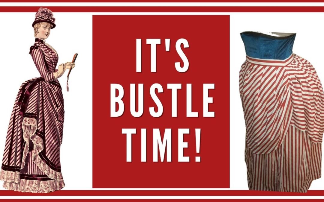 New Project! — An 1880's Peppermint Bustle Gown