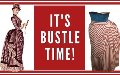 New Project! — An 1880's Peppermint Bustle Gown