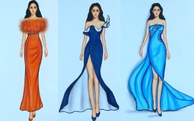 Fashion illustration compilation (speed drawing)
