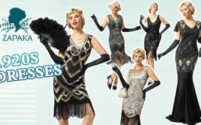 1920s Flapper Dresses & Great Gatsby Vintage Dress Styles Online  | Zapaka