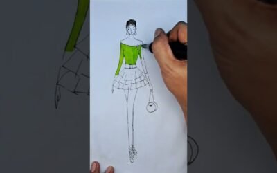70's 80's or 90's? What do you think? #style #art #drawing #shorts