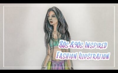 80s/90s Inspired Fashion Illustration