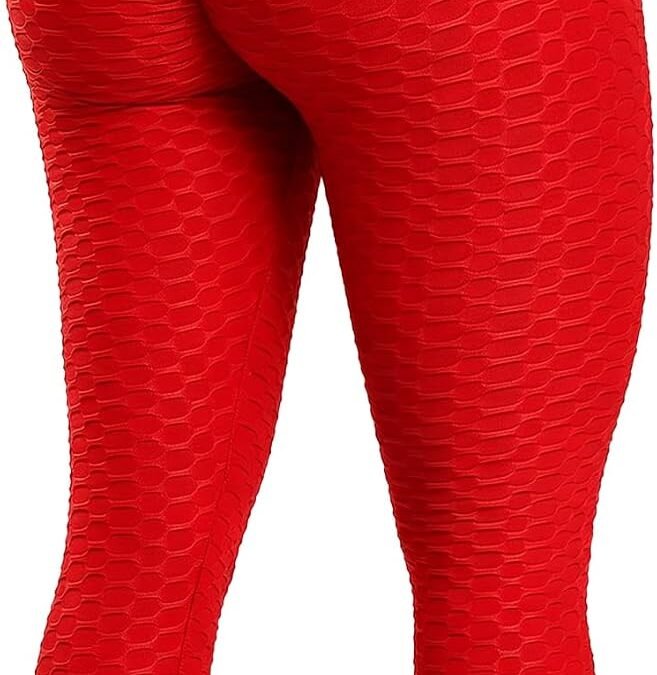 FITTOO Womens High Waisted Yoga Pants Tummy Control Scrunched Booty Leggings Workout Running Butt Lift Textured Tights