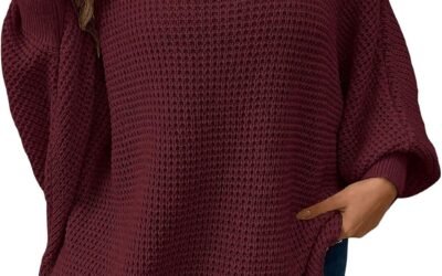 SOLY HUX Women’s Plus Size Oversized Sweater Fall Fashion Crewneck Long Sleeve Casual Pullover Tops