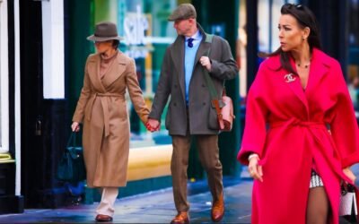 What Londoners wear at -4  in January 2024. London Street Style