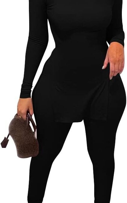 Mrskoala Womens Two Piece Outfits Fall Sets Sweatsuits Loungewear Workout Matching Tracksuit
