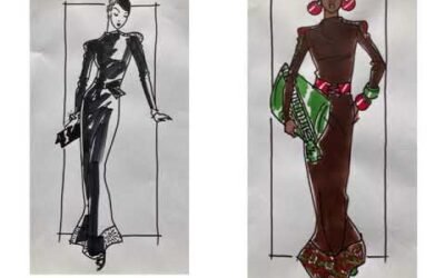 Journey through a Dress: Exploring a 1930s / 1940s Crepe Evening Gown